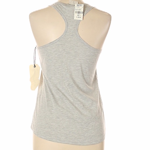 I DONUT CARE Multicolored Graphic Design Gray Racerback Tank Top - Picture 2 of 7